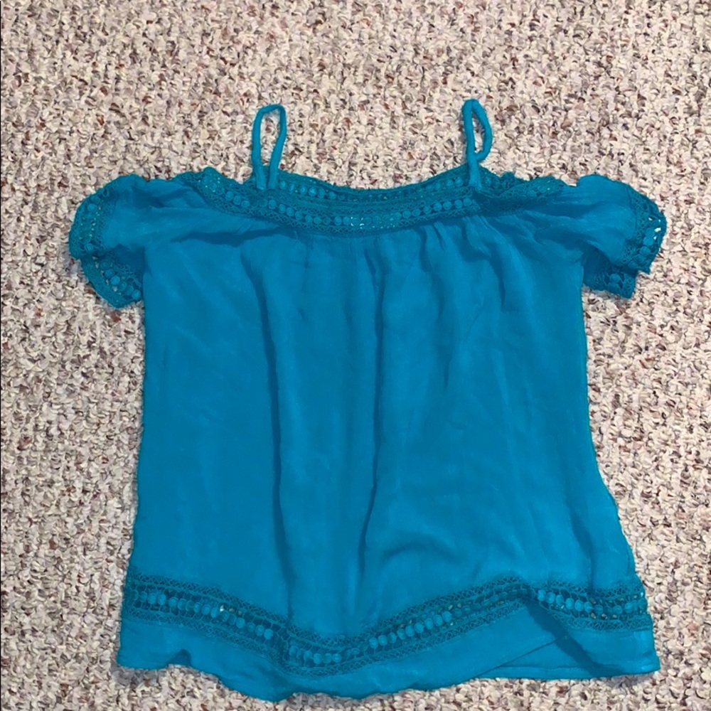 blue cat and jack shirt size youth medium 7/8